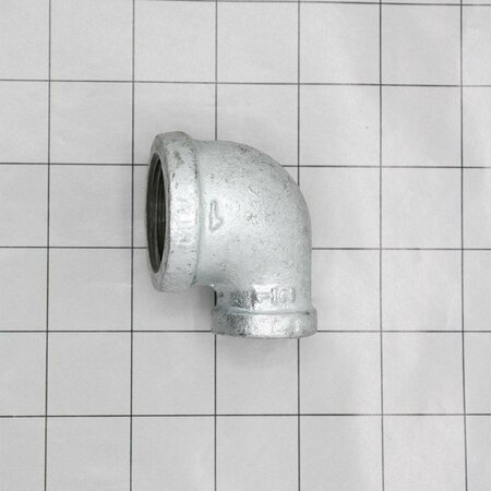 Thrifco Plumbing 2 Inch x 3/4 Inch Galvanized Steel 90 Degrees Reducer Elbow 5217025